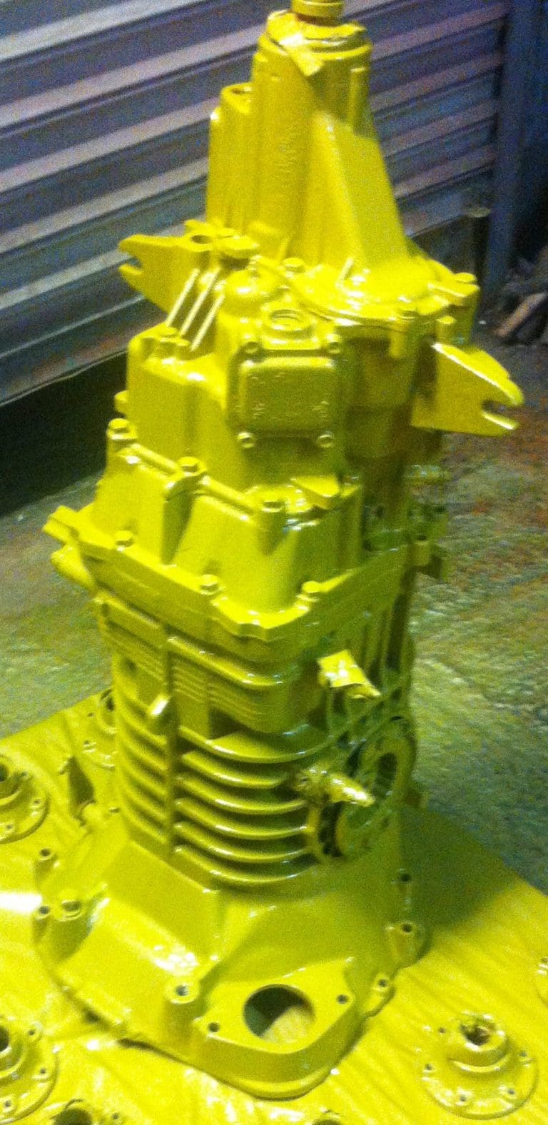 vw T3 Syncro gearbox in paint
