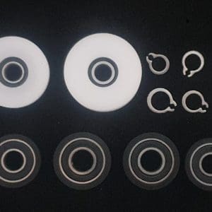VW T3 T25 Sliding Door Ultra Quiet bearing replacement set Late from 1984