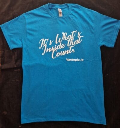Vantopia "Its Whats Inside that Counts" T shirt limited edition 20230704 132800 scaled