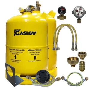 Twin Gaslow 11kg Cylinder Bundle With Fill Point